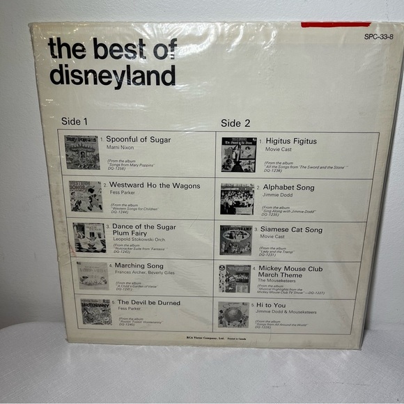 The Best of Disneyland Vinyl Record. Disney music. - Picture 2 of 2